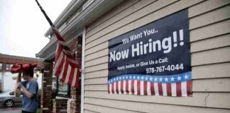 Hiring in the USA has been soaring high