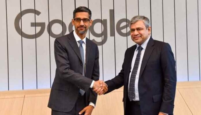 Ashwini Vaishnaw Discussed on 'Make-In-India' With Google CEO Ashwini Vaishnaw Discussed on 'Make-In-India' With Google CEO