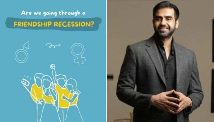 Zerodha Nikhil Kamath is worried about friendship recession