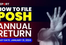 How to file POSH Annual Return, last date, January 31