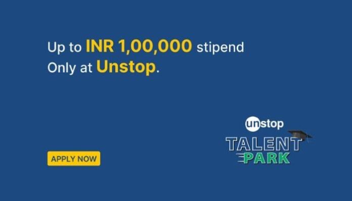 Unstop Talent Park contest offering Internship with INR 1 Lakh Stipend Unstop Talent Park contest offering Internship with INR 1 Lakh Stipend
