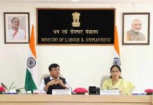 Union Minister Chairs Roundtable Meeting with Trade Unions